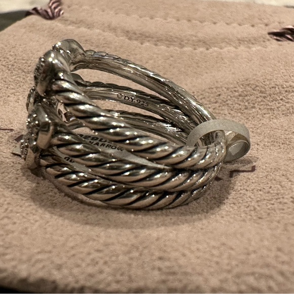 David Yurman Vintage Confetti Ring w/ Diamonds in Sterling Silver - Picture 14 of 16